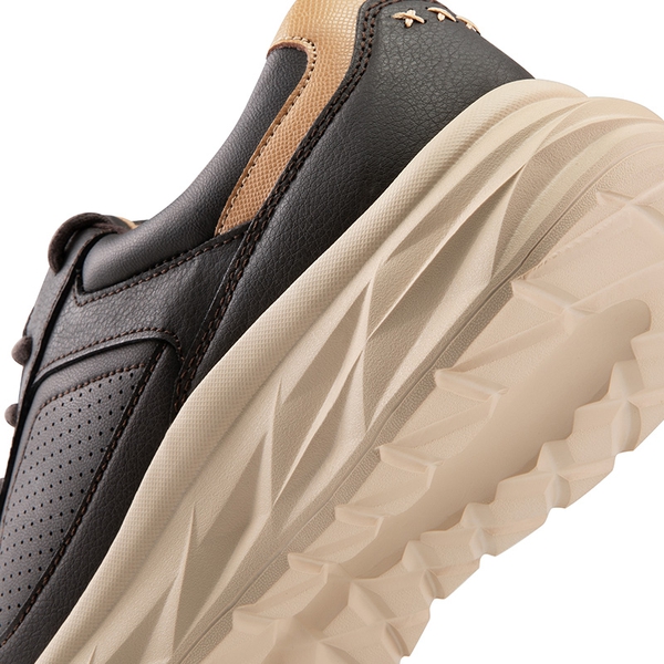 [ActiveCity] Men's Comfortable Lifestyle Sneakers - BROWN - 5